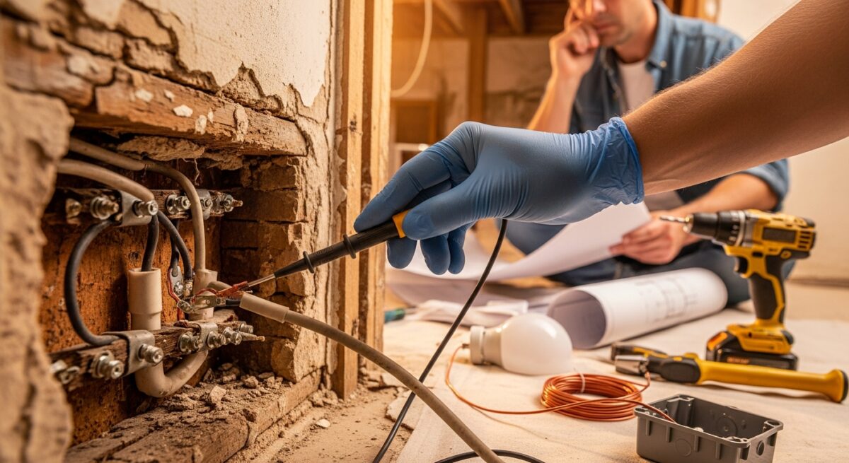 Can you remodel an older home without replacing wiring?