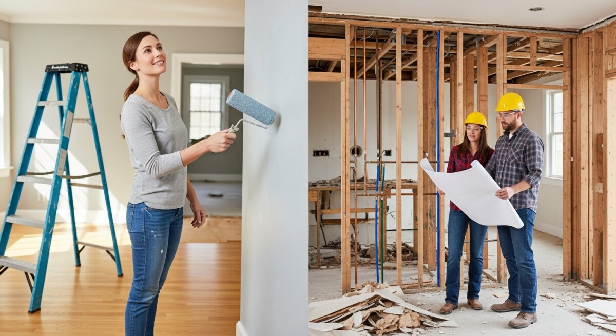 renovation vs remodeling comparison