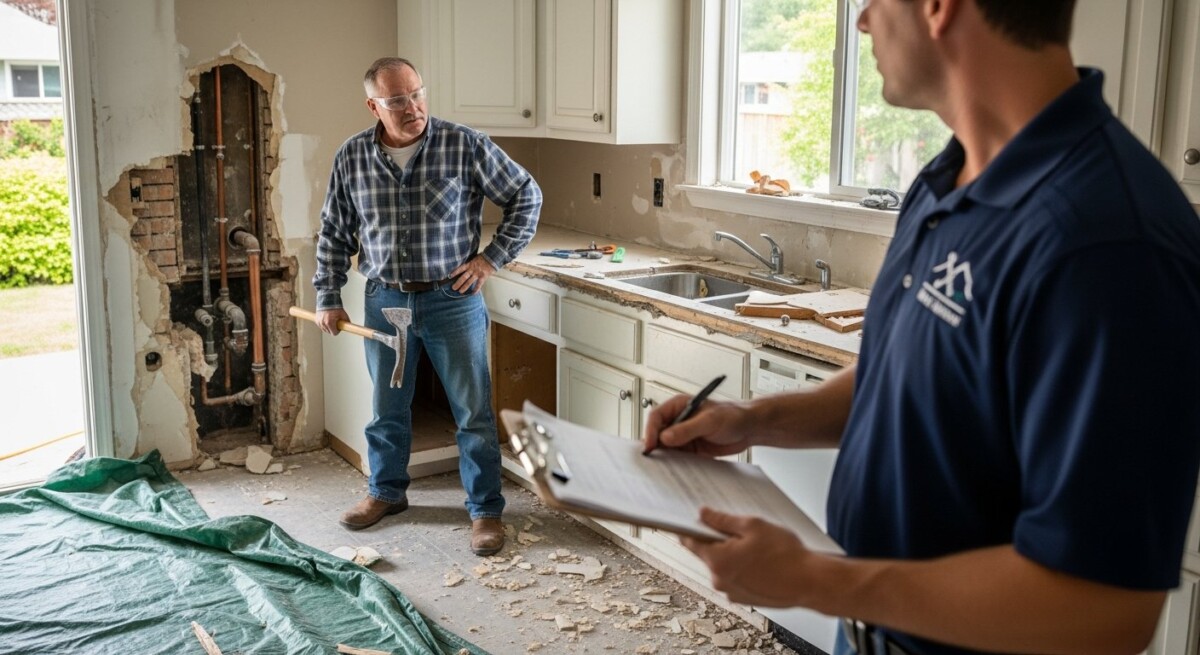 DIY remodeling vs contractor