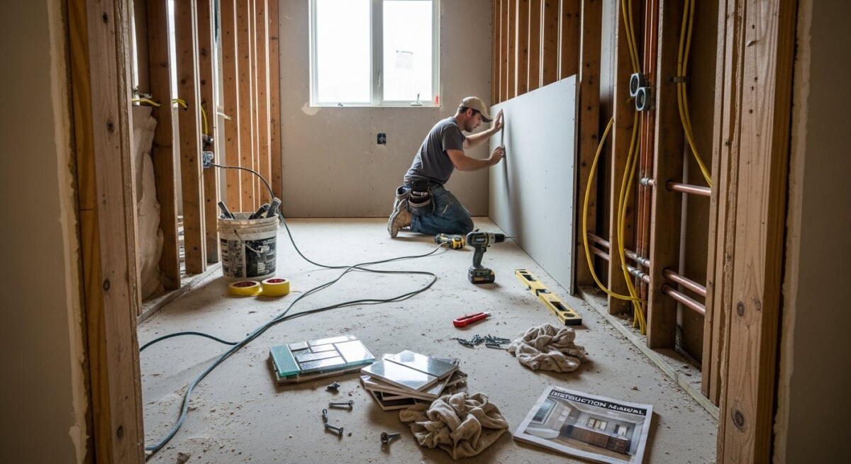 how long bathroom remodel takes