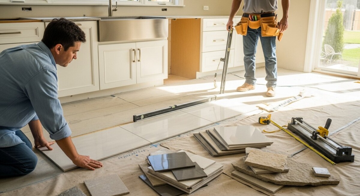 tile flooring